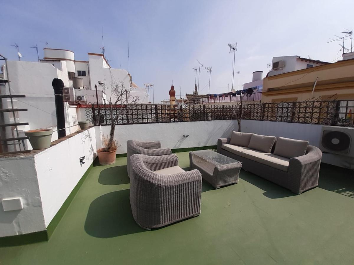 セビリアChampion Duplex Terrace And Garage Old Town 6 Paxアパートメント エクステリア 写真